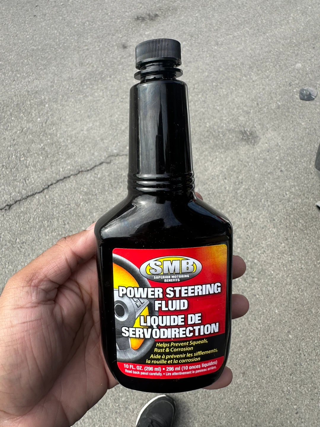 12 bottles of SMB Power Steering Fluid - 10 FL. OZ.
