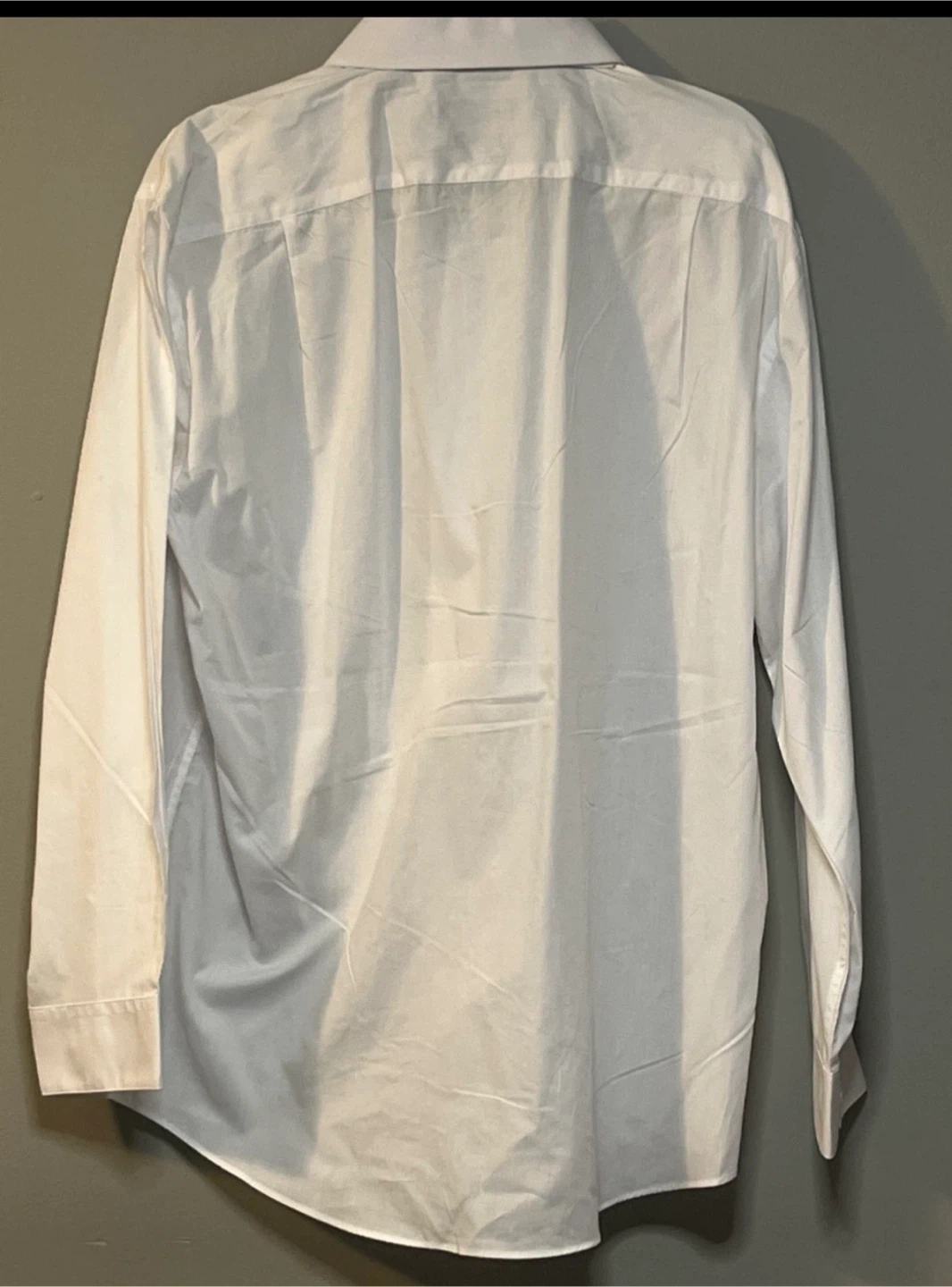 Van Heusen Men's White Stretch Collar Dress Shirt - Slim Fit - photo 2