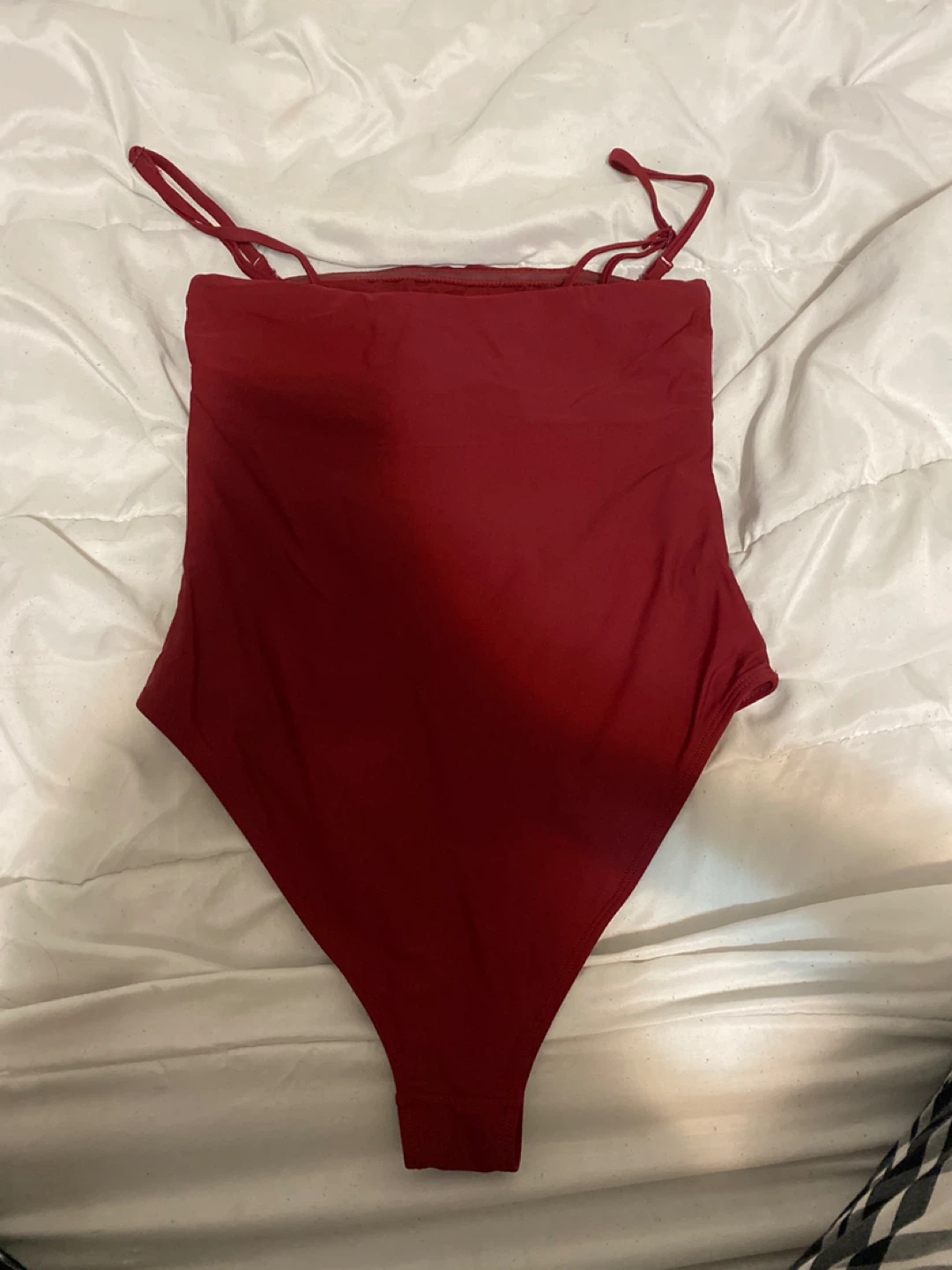 Maroon One-Piece Swimsuit - photo 2
