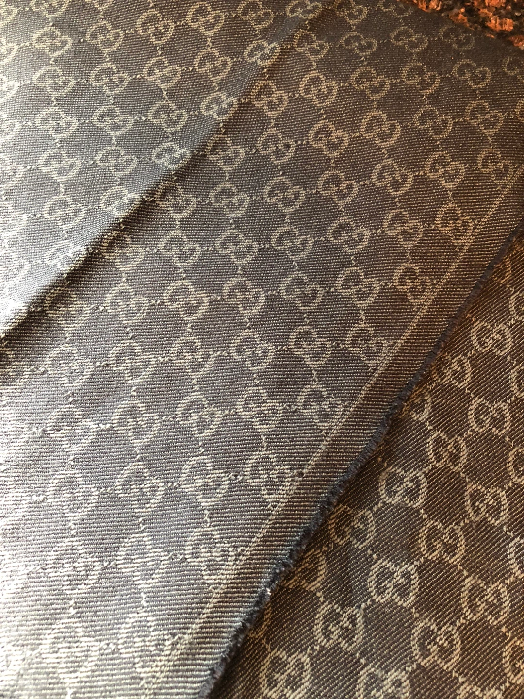 GUCCI Dark Grey Wool Scarf - photo 5