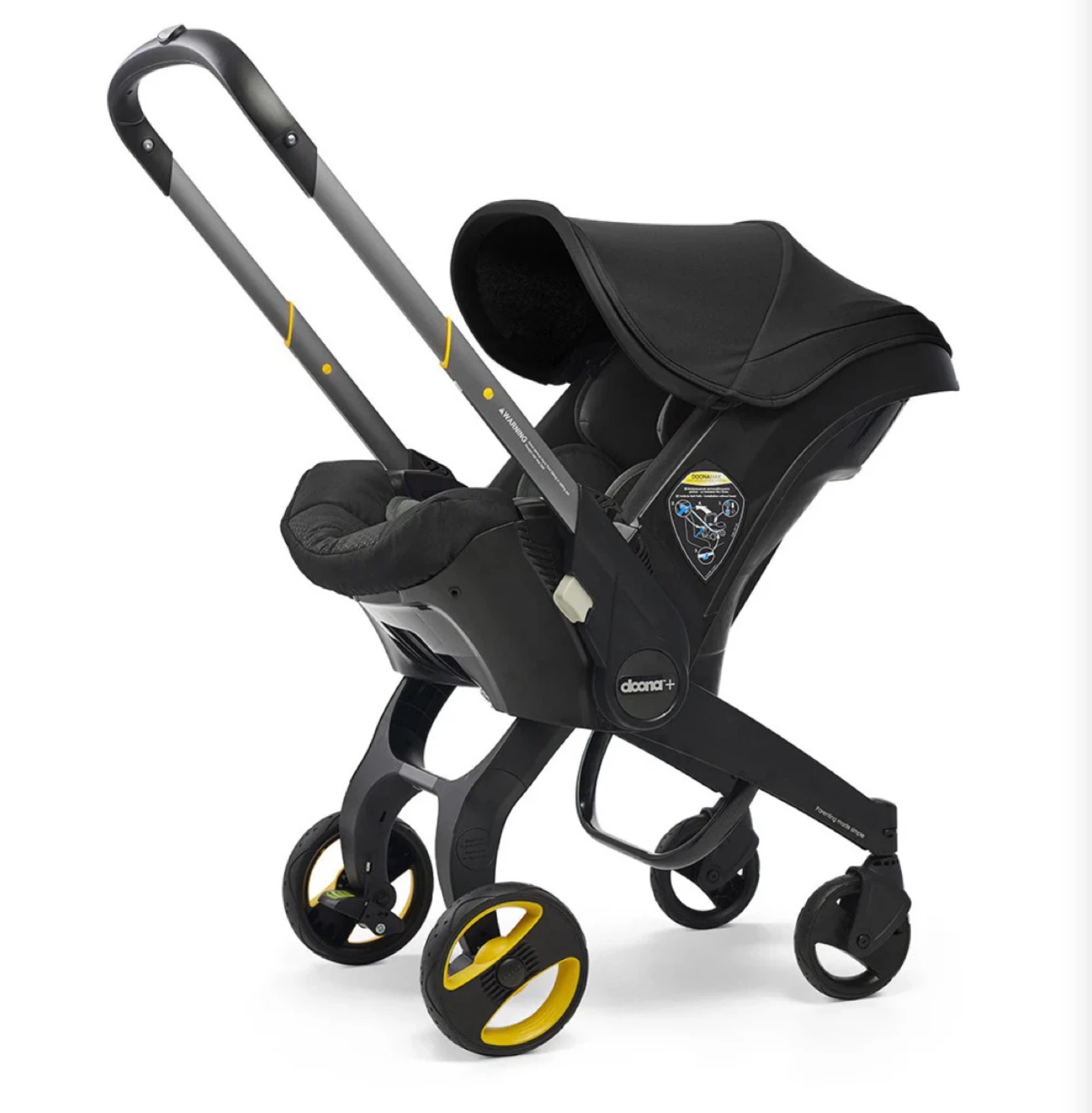 Doona+ Infant Car Seat & Stroller - Black
