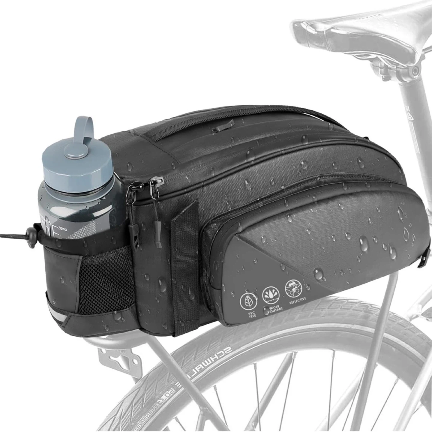 BIKE RACK BAGS 12L (QYCHHJ WATERPROOF) - photo 3