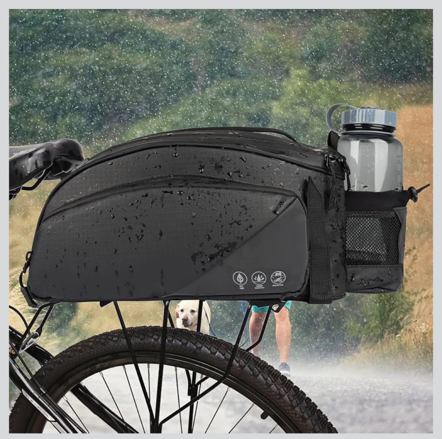 BIKE RACK BAGS 12L (QYCHHJ WATERPROOF) - photo 2
