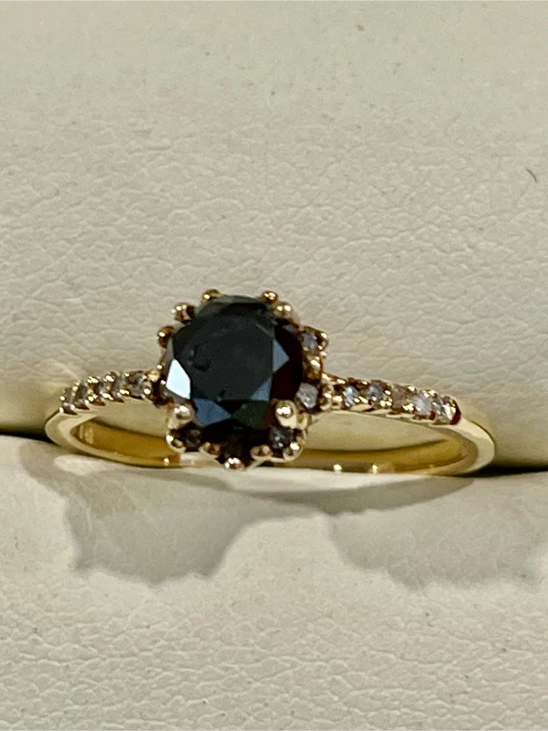 1/2 carat authentic, black, and white diamonds - photo 2