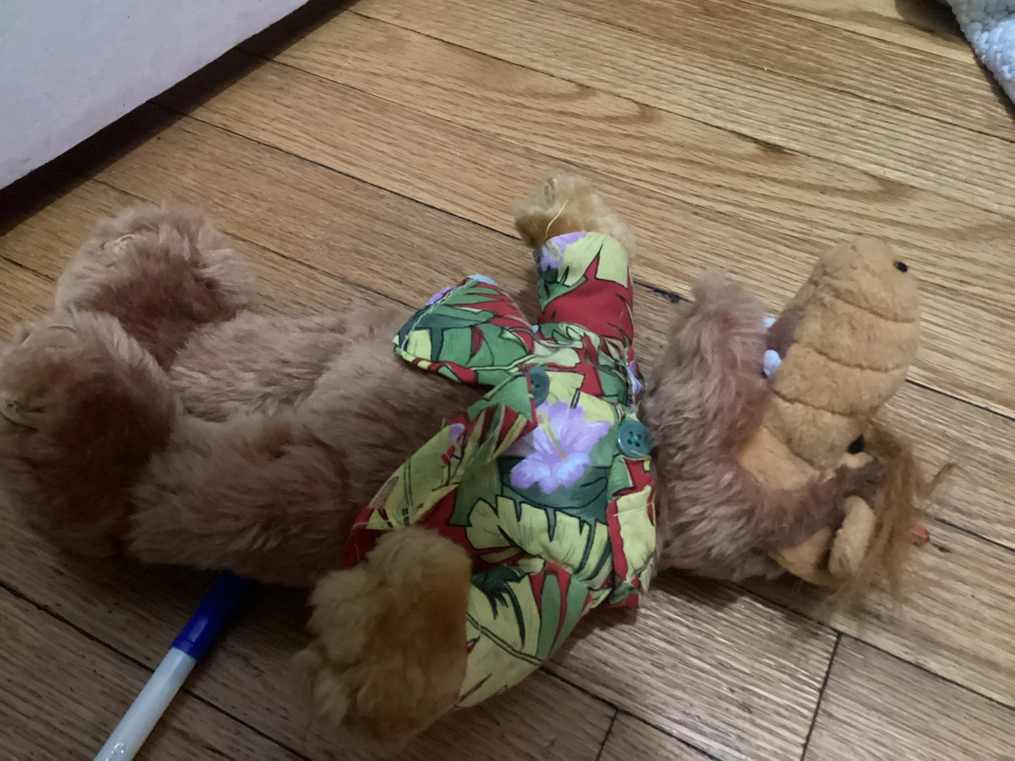 Plush ALF Toy with Hawaiian Shirt