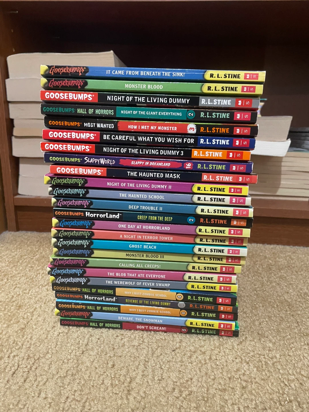 Goosebumps books