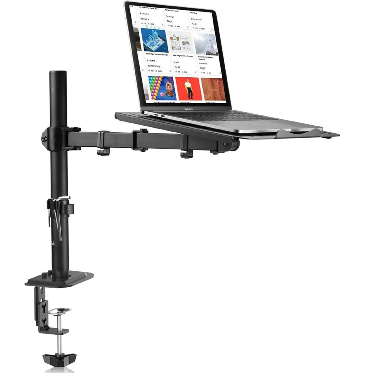 MONITOR STAND W/LAPTOP TRAY (SUPTEK)