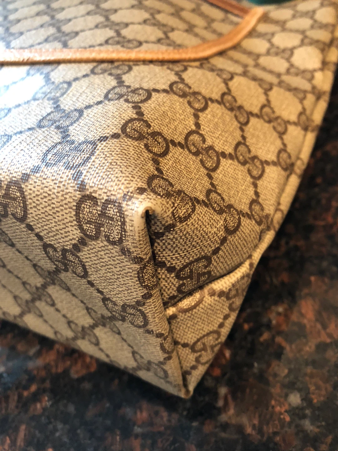 GUCCI Vintage Sherry Tote Bag - photo 3