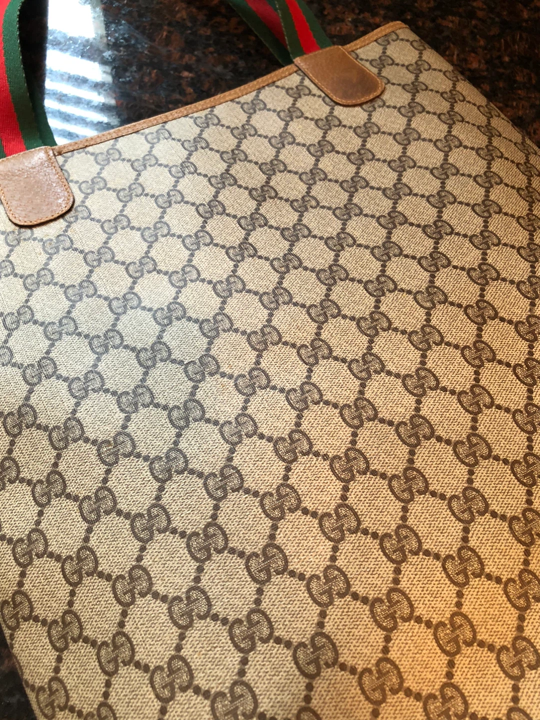 GUCCI Vintage Sherry Tote Bag - photo 4