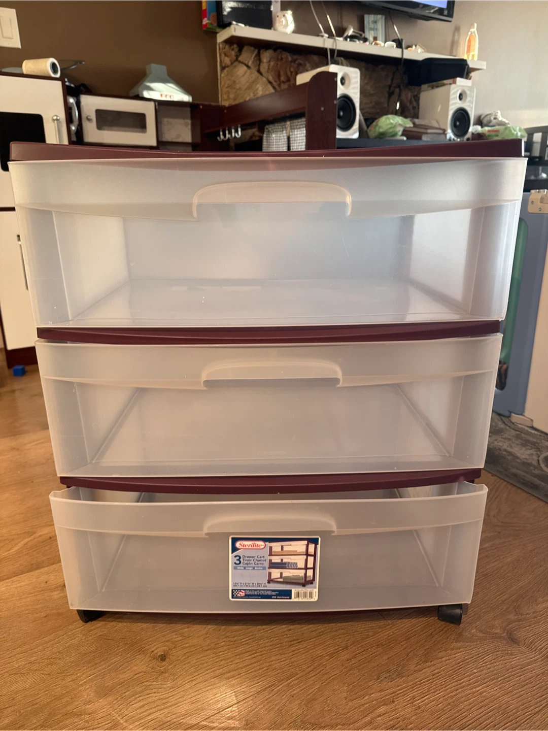 3 Drawer Rolling Cart