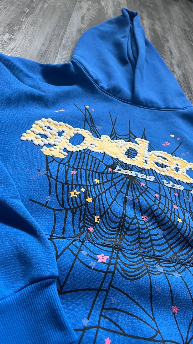Blue Sp5der hoodie - photo 2