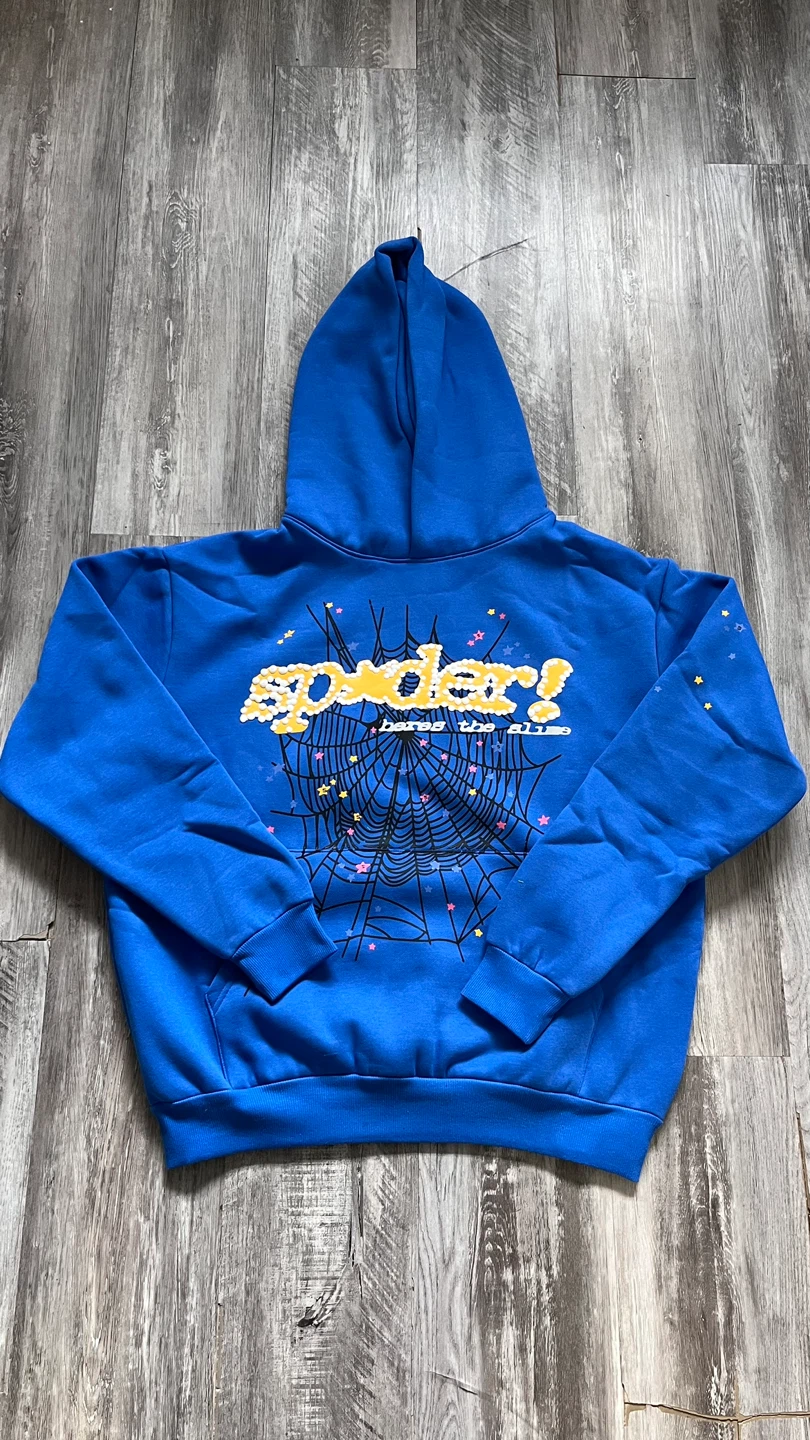 Blue Sp5der hoodie