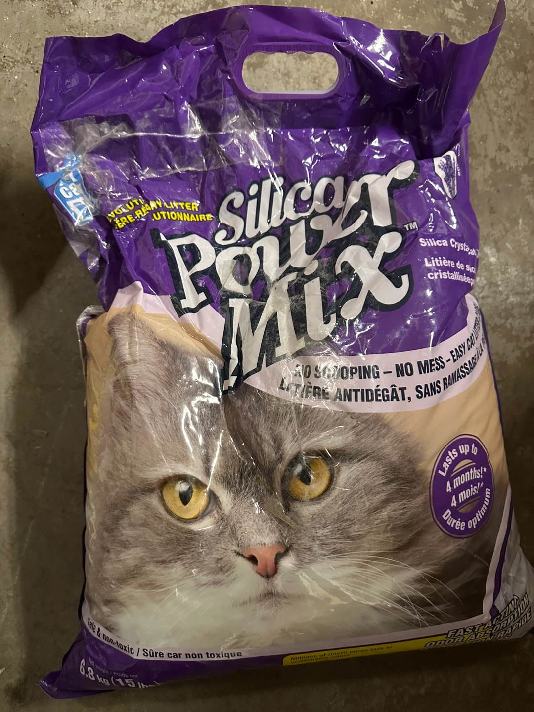 Silica Pour Mix Cat Litter 6.8 kg