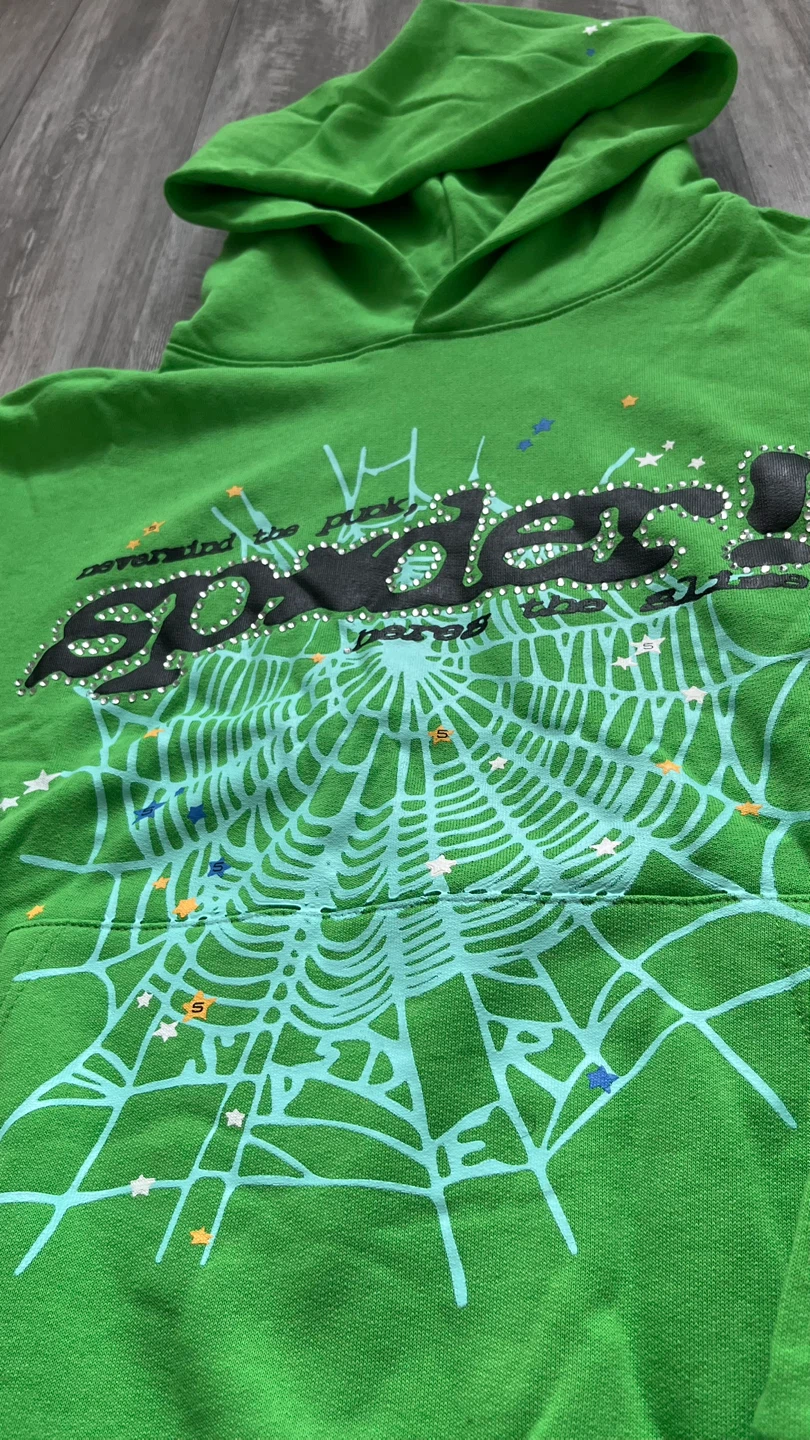 Green Sp5der hoodie - photo 2
