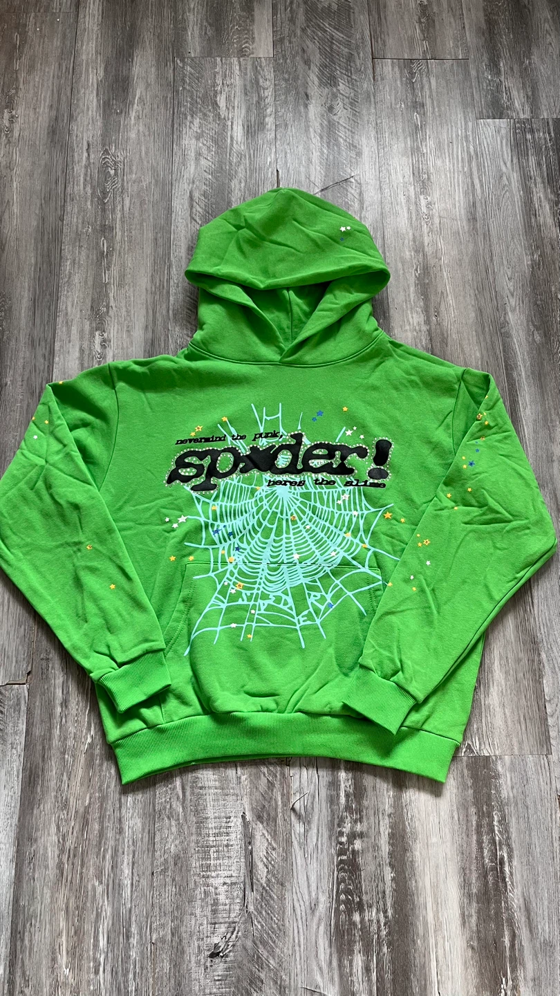 Green Sp5der hoodie