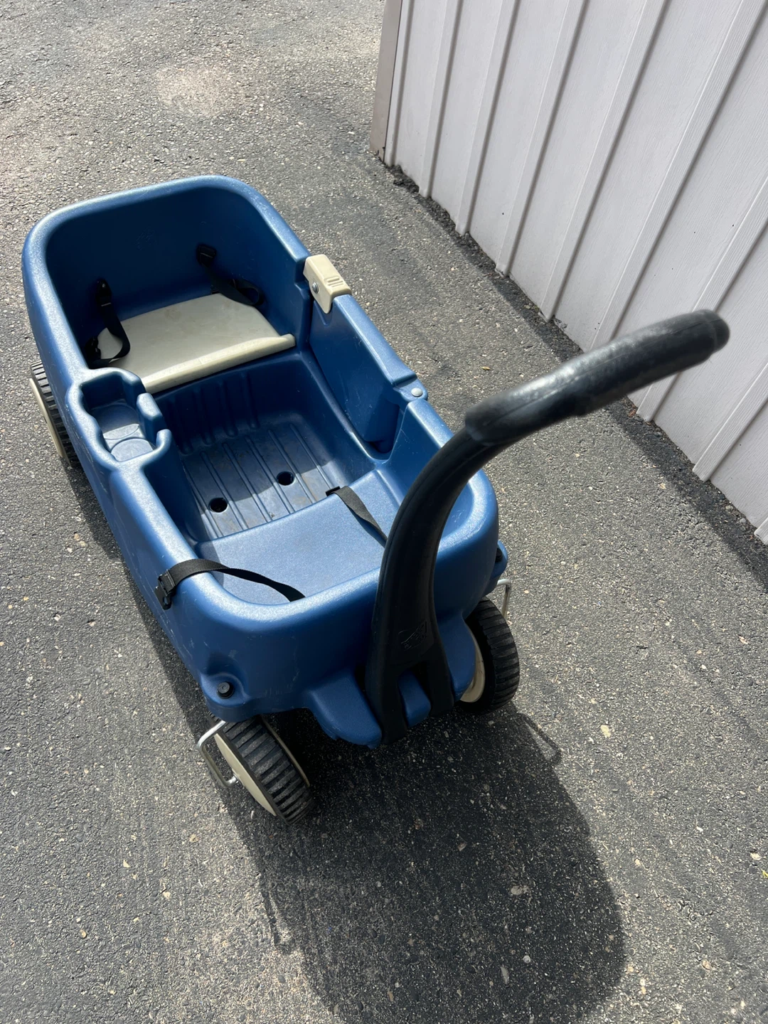 Blue Plastic Wagon