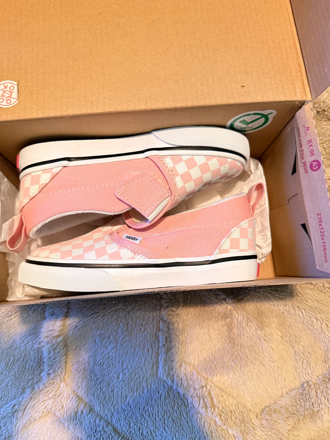 Vans Powder Pink Toddler Shoes Size 9.5