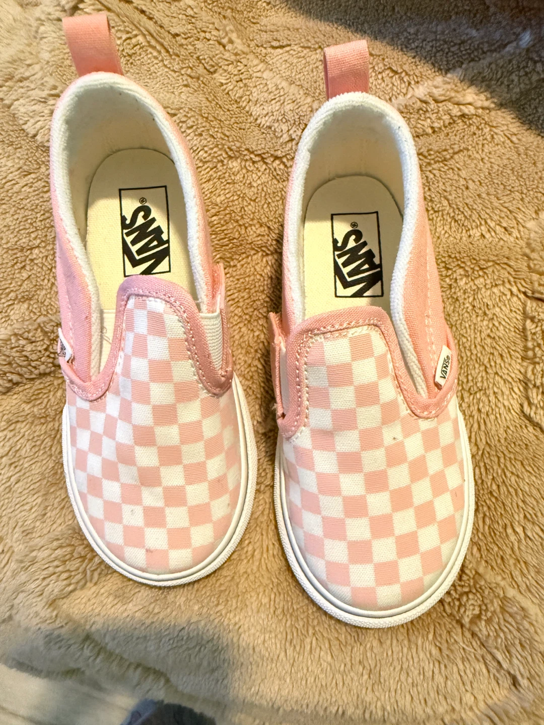 Vans Powder Pink Toddler Shoes Size 9.5 - photo 3