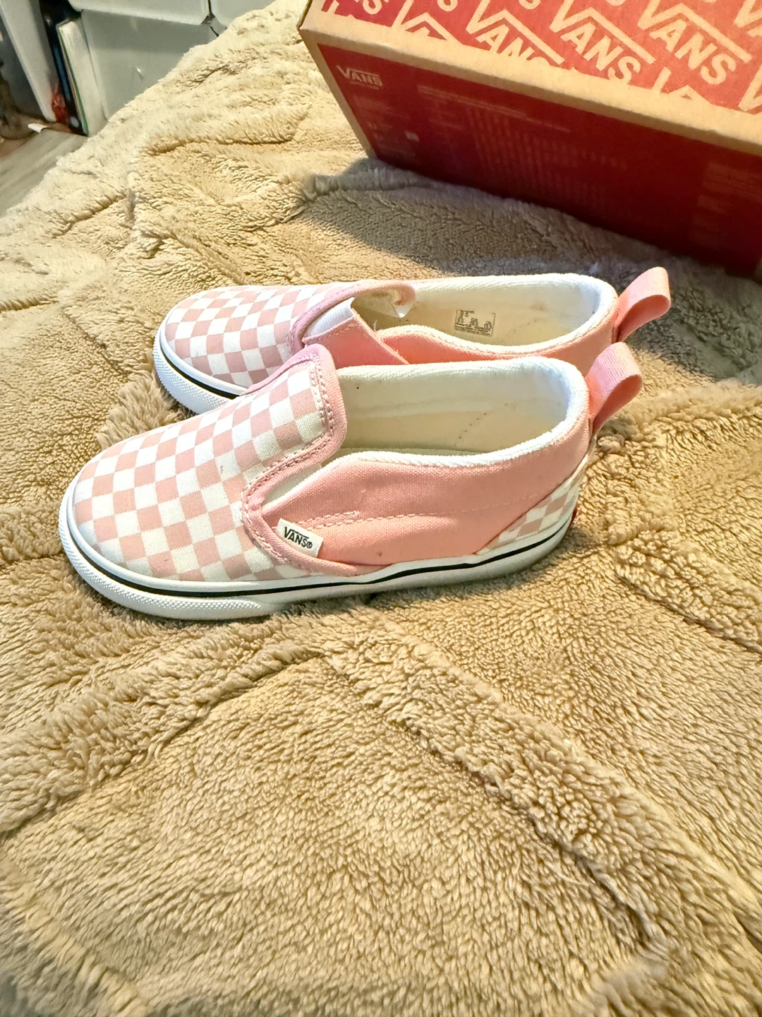 Vans Powder Pink Toddler Shoes Size 9.5 - photo 4