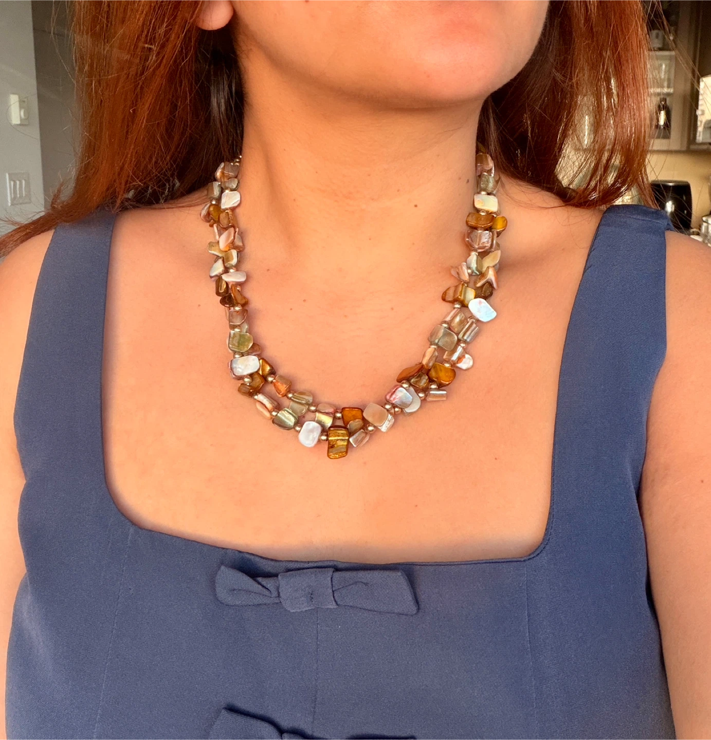 Multi-Strand Shell Necklace