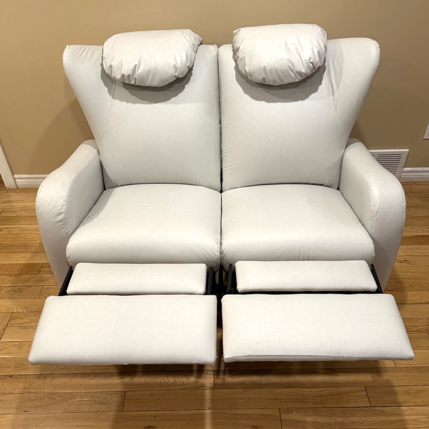 Light Grey Berkline Reclining Loveseat Sofa (CAN DELIVER) - photo 2