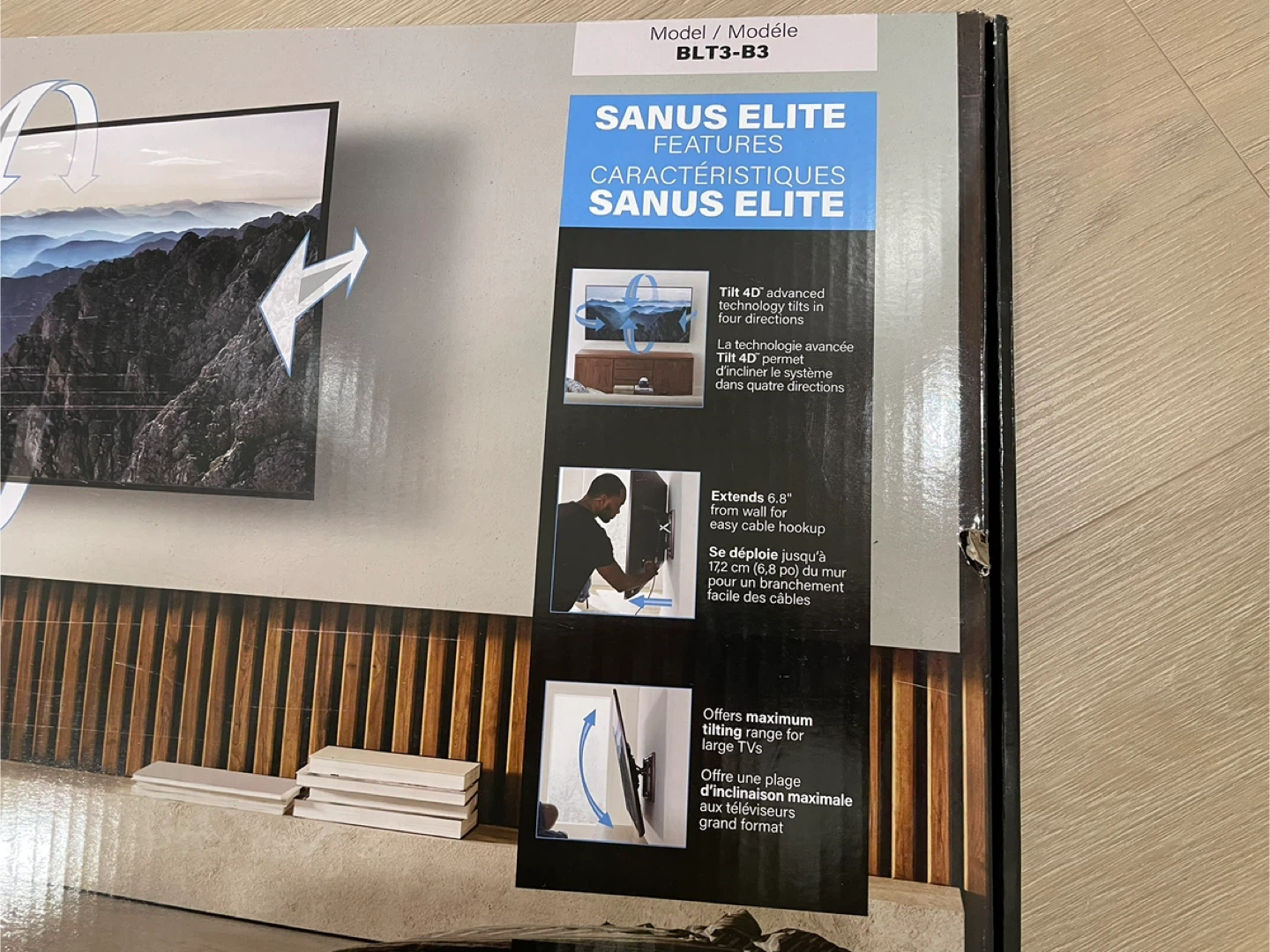 Sanus Elite Advanced Tilt 4D TV Wall Mount - photo 4