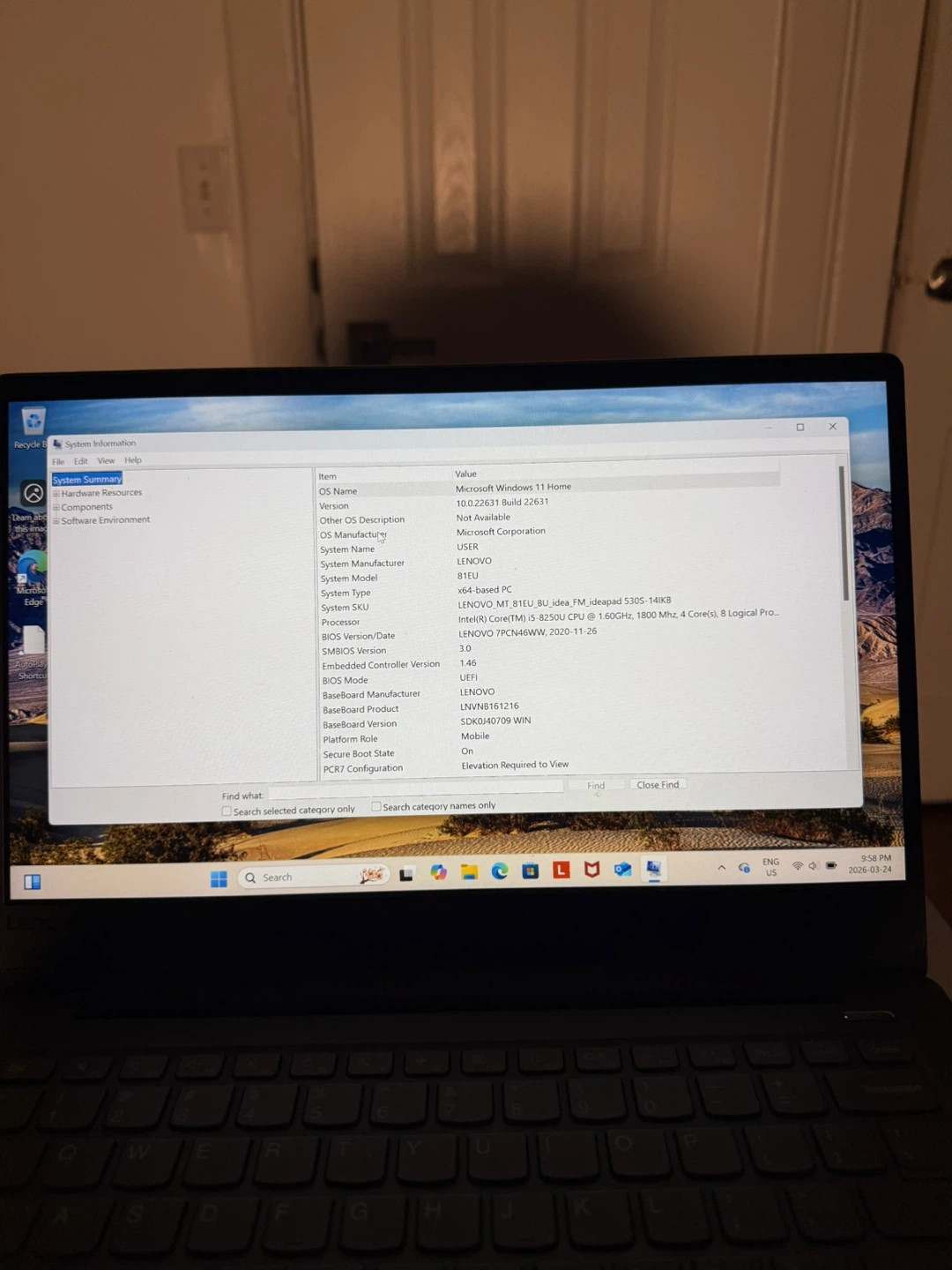 Refurbished Lenovo Ideapad 530s  i5 8th Gen with Charger - photo 3