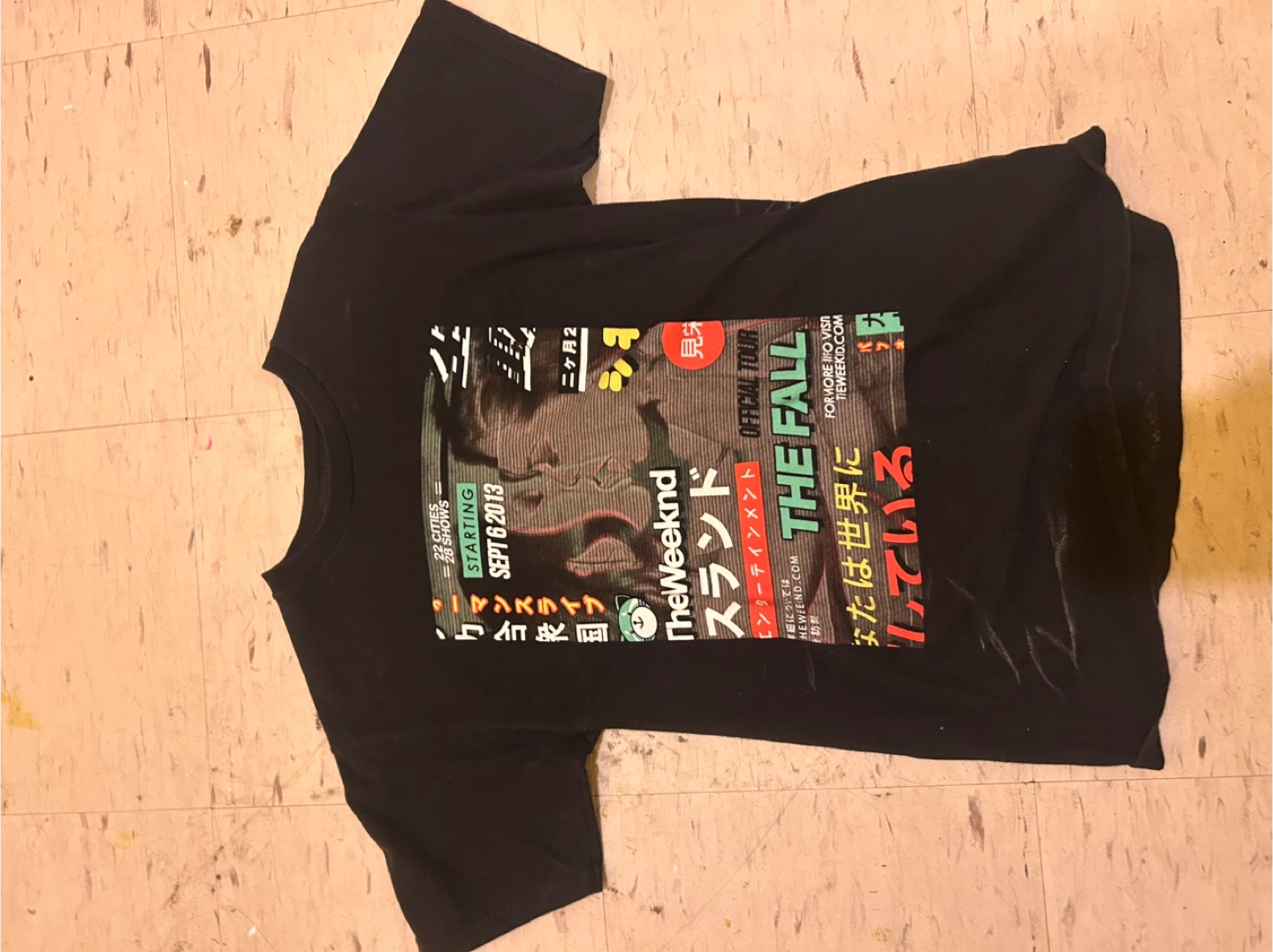 The Weeknd XO Official Issue The Fall Tour T-Shirt Small - photo 3