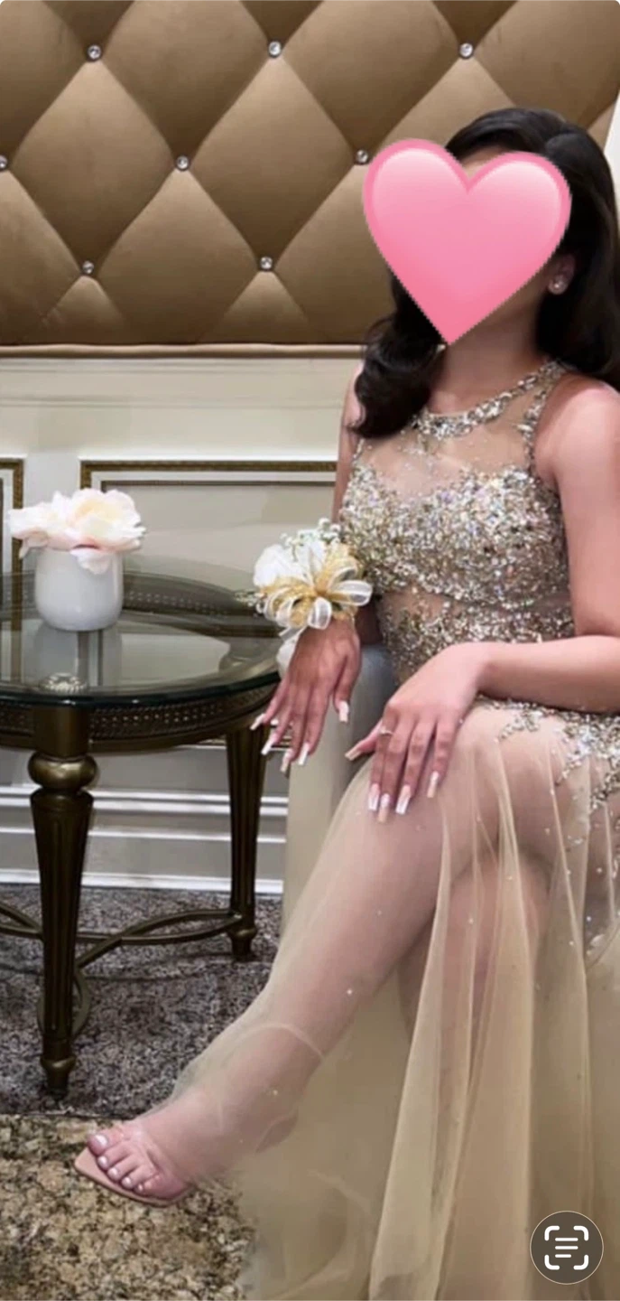 Sparkly Mermaid Prom Dress (Golden) - photo 2