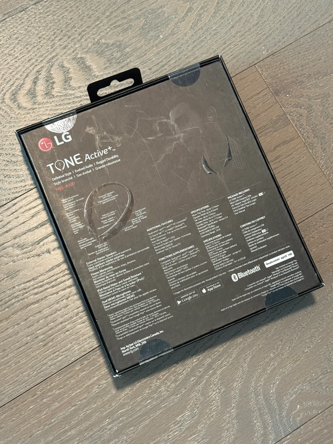 LG TONE Active+ Wireless Stereo Headset HBS-A100 - photo 2