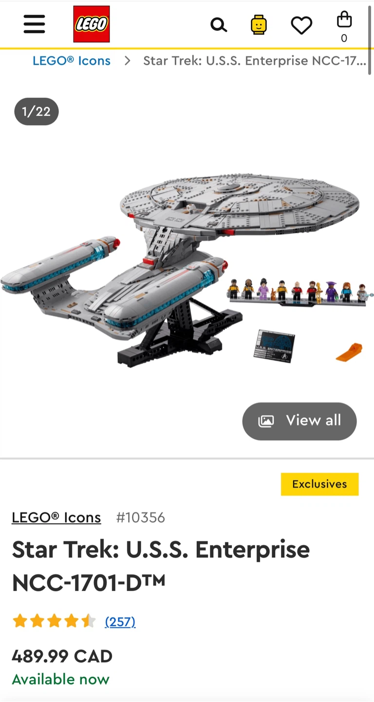 LEGO Star Trek U.S.S. Enterprise NCC-1701-D - photo 2