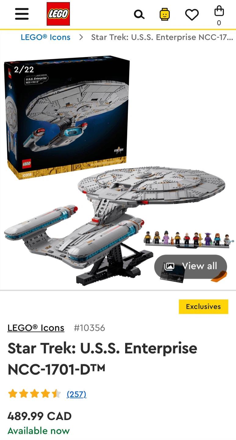 LEGO Star Trek U.S.S. Enterprise NCC-1701-D
