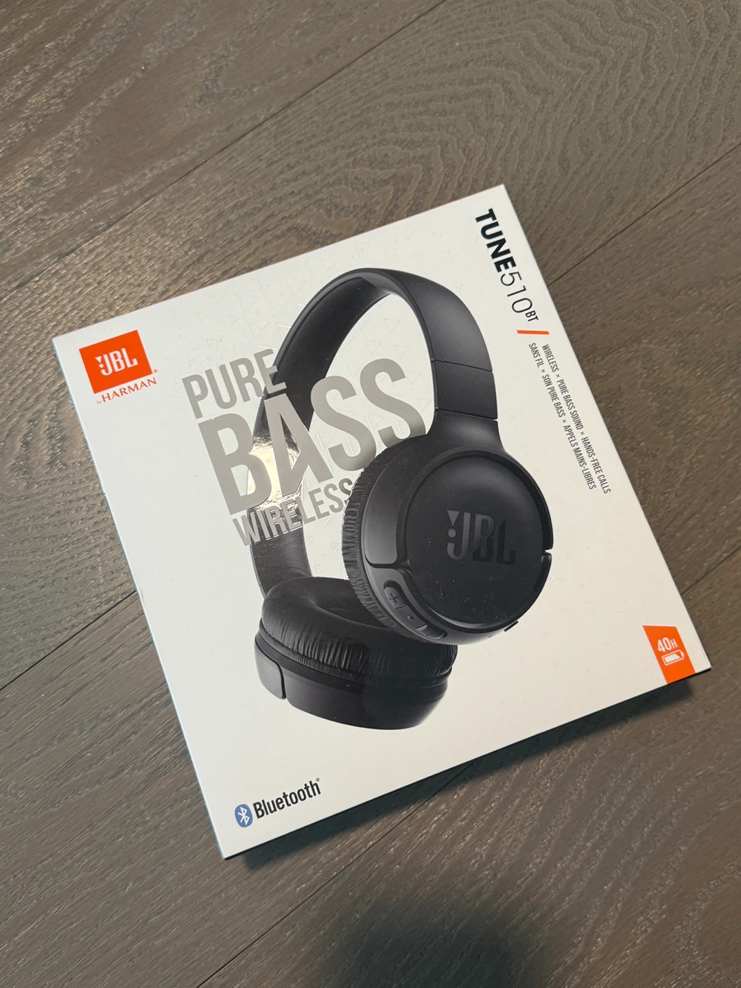 JBL TUNE510BT Wireless On-Ear Headphones