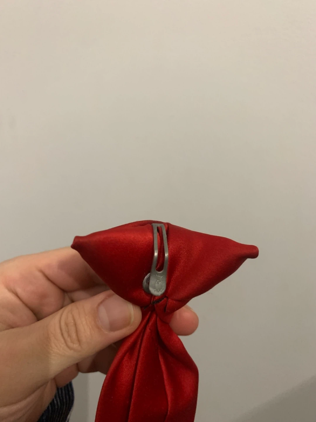 Red Clip-On Tie - photo 2