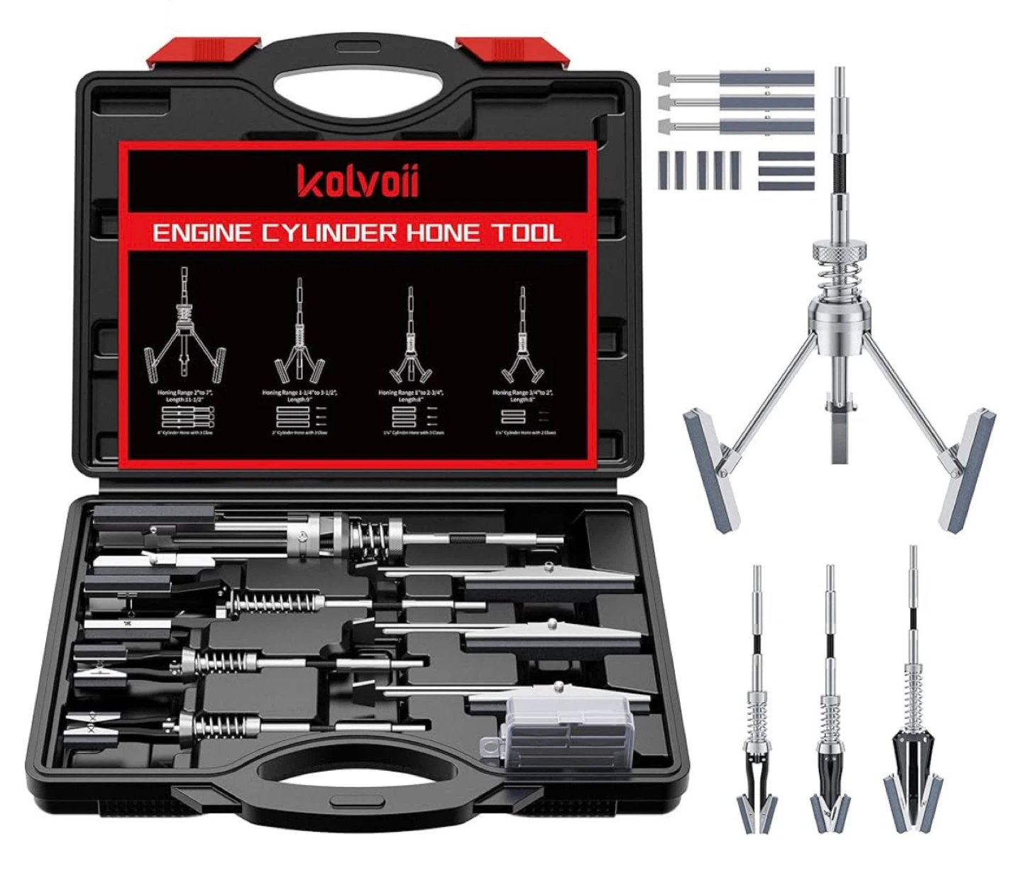 Kolvoii Engine Cylinder Hone Tool Kit
