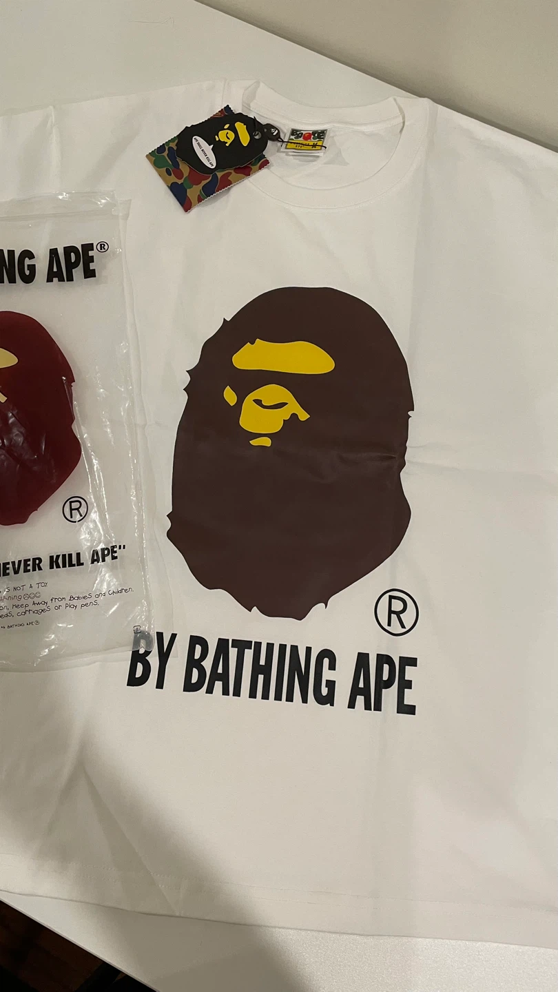 A Bathing Ape Big Ape Head Brown Tee - Mens Medium - photo 4