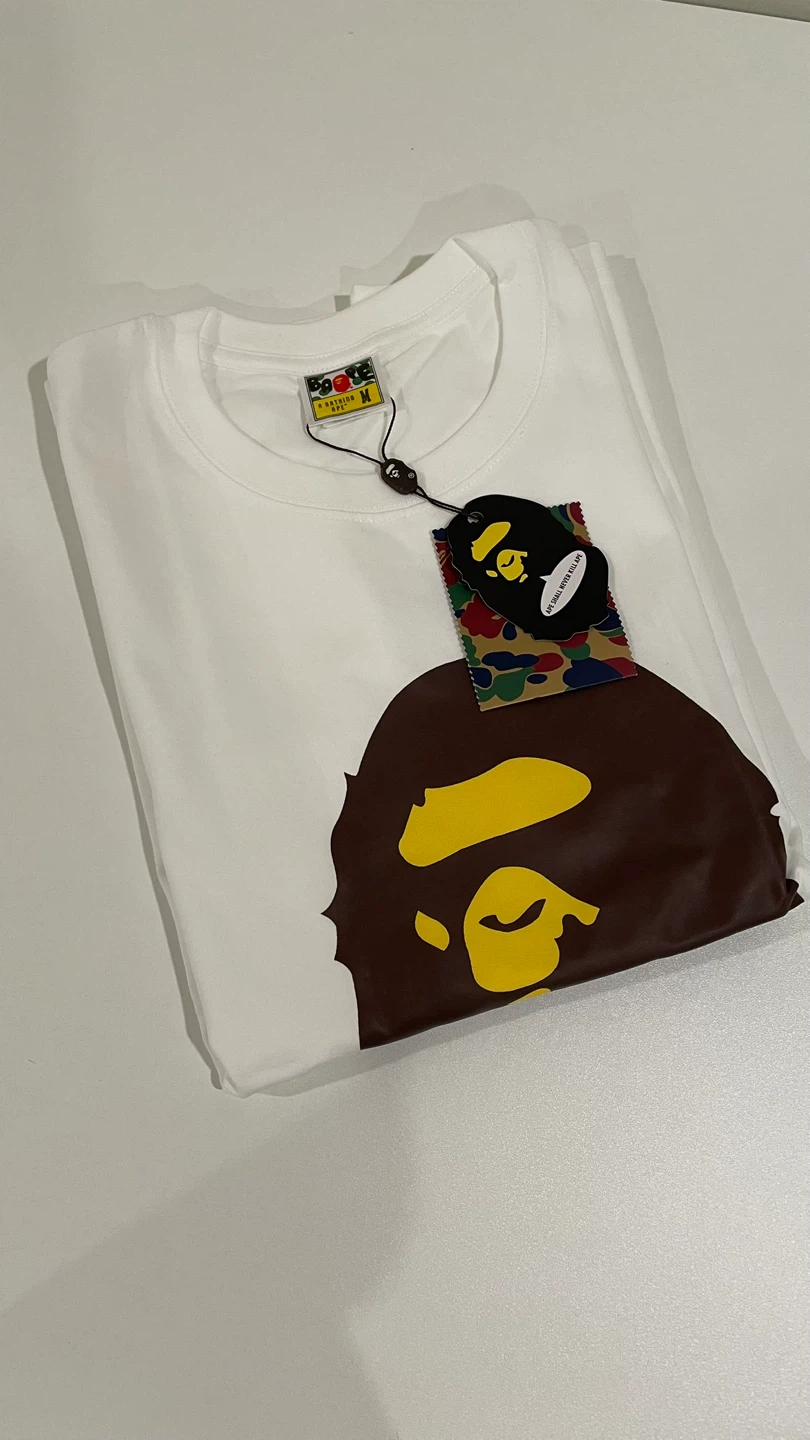 A Bathing Ape Big Ape Head Brown Tee - Mens Medium - photo 2