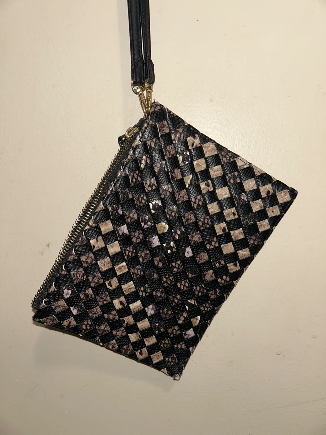 Woven Clutch Wristlet - Mini Hand Bag
