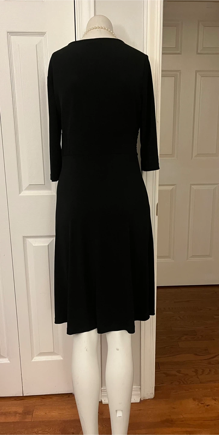 Merona Black V-Neck Sheath Dress - Size M - photo 5