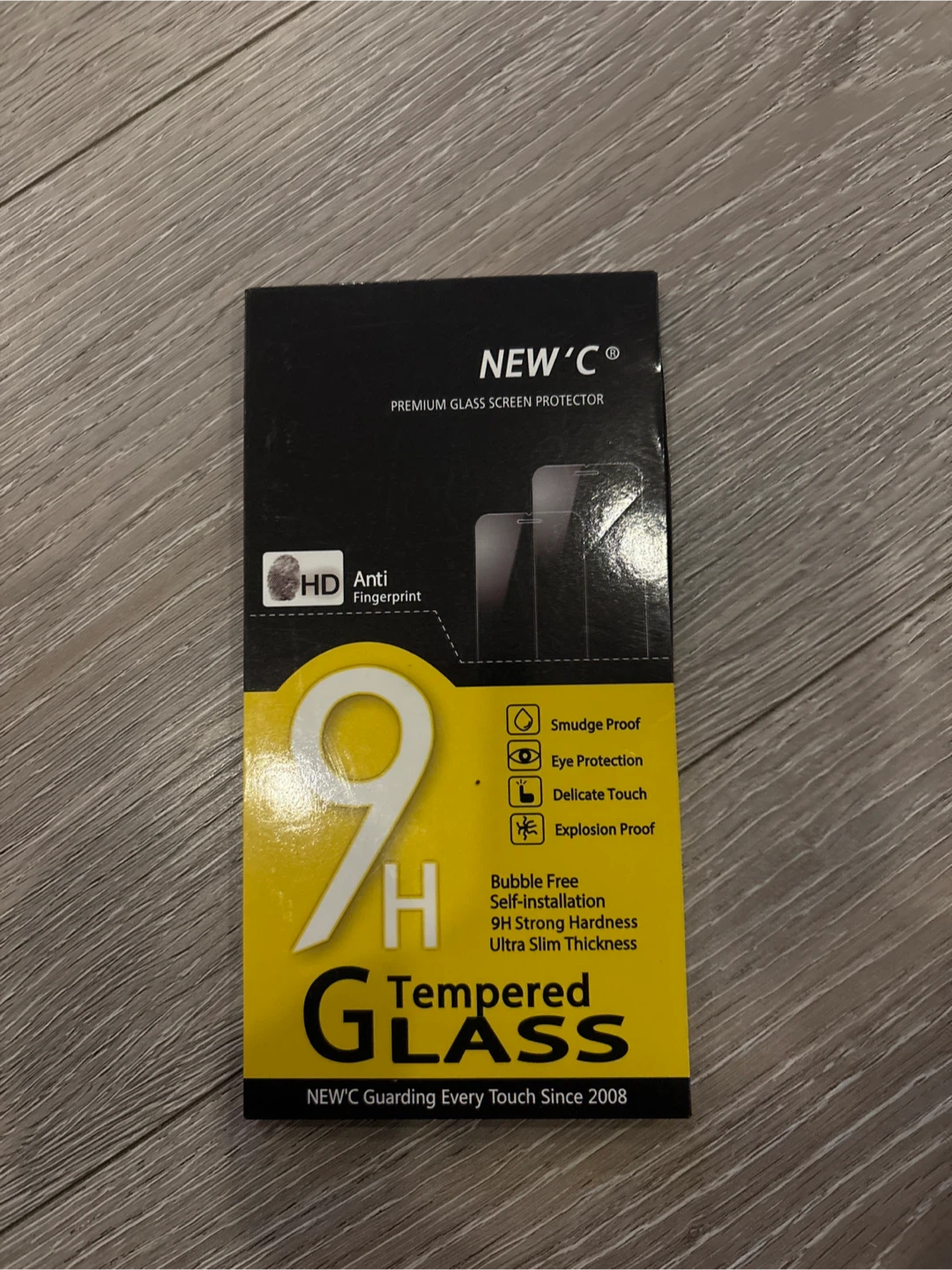 Impact strong tempered glass 3 pc