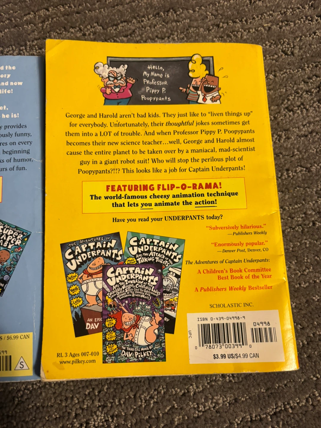 Captain underpants books - photo 3