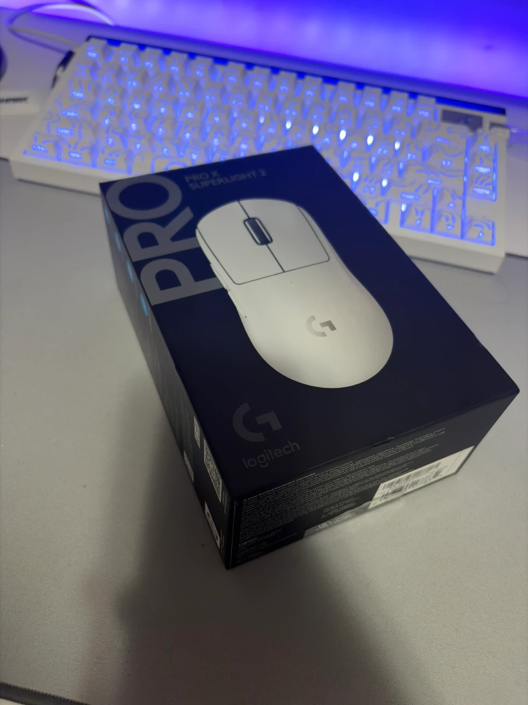 Logitech G PRO X SUPERLIGHT 2 Wireless Gaming Mouse - White - photo 2