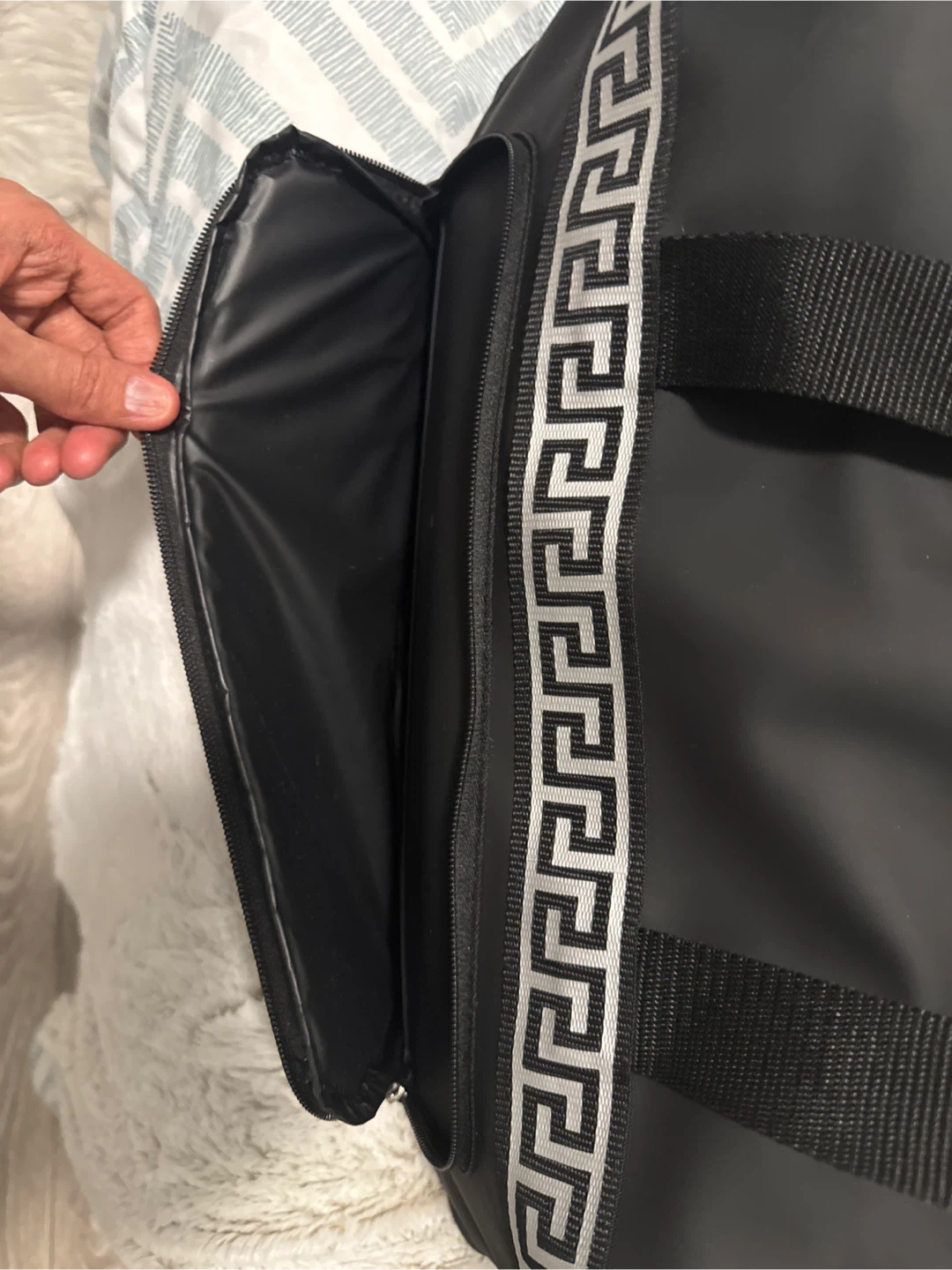 Versace Black Duffle Bag - photo 2