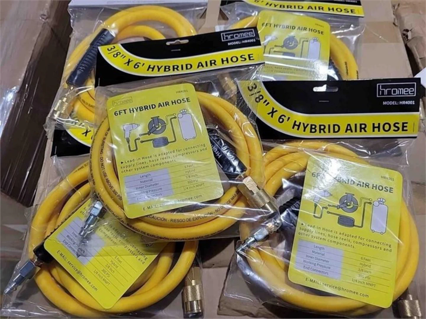Lot of 5 Hromeè 6ft Hybrid Air Hoses - photo 2