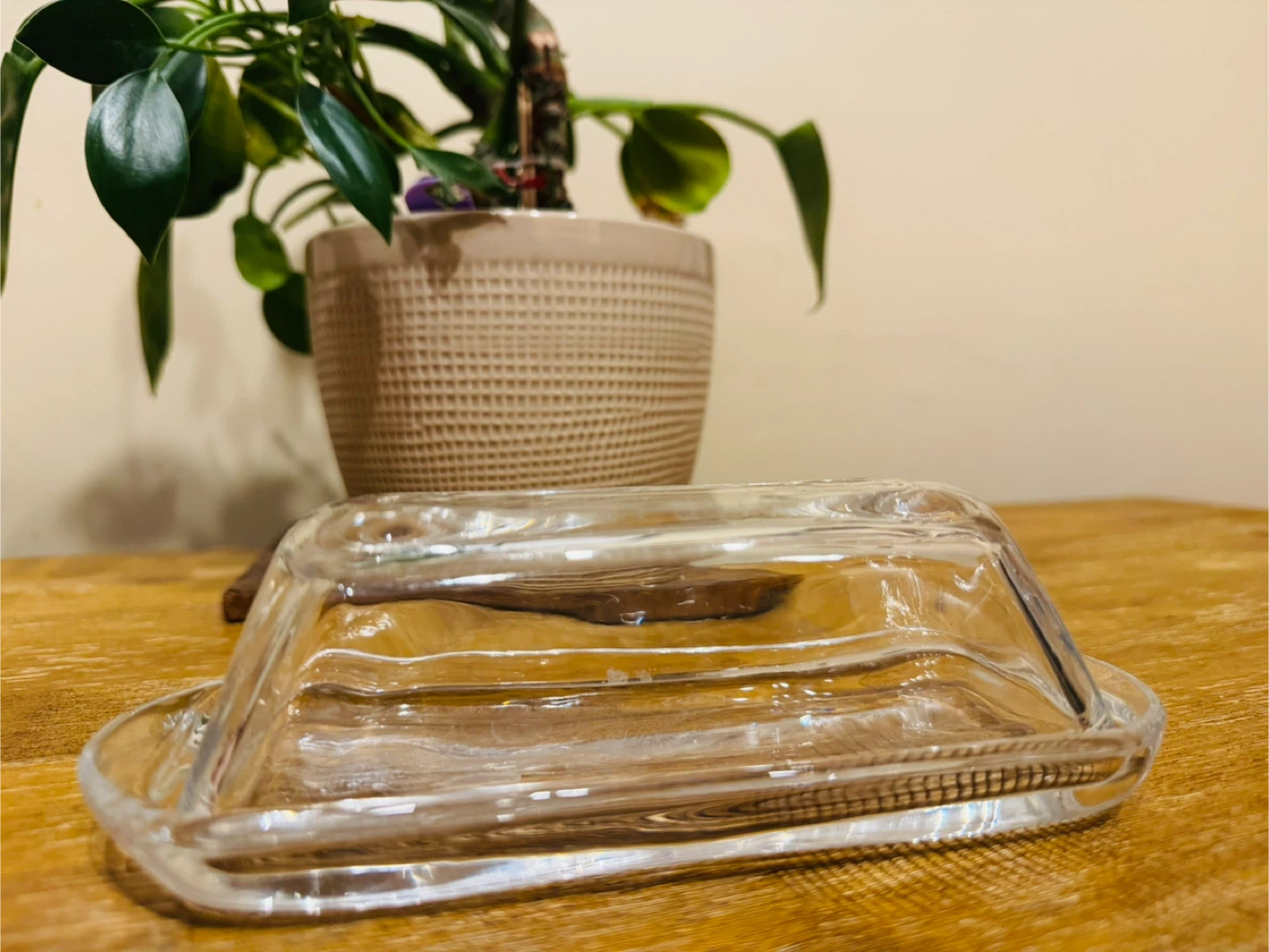 Glass Butter Dish