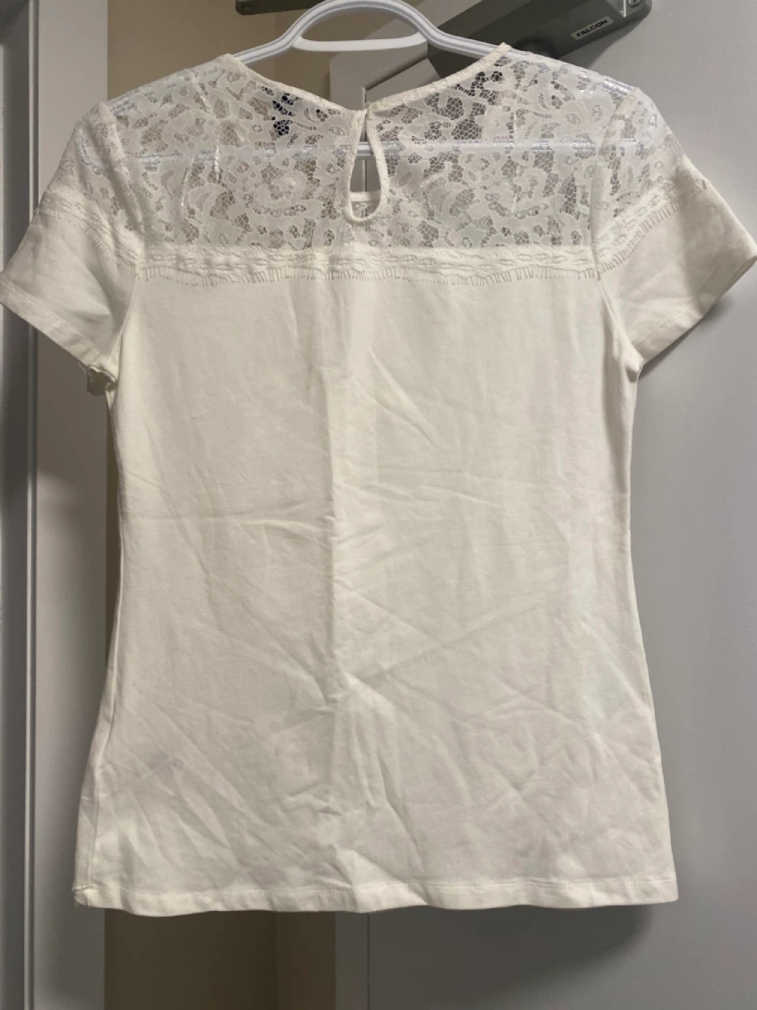 H&M White Lace Top - Size S - photo 3