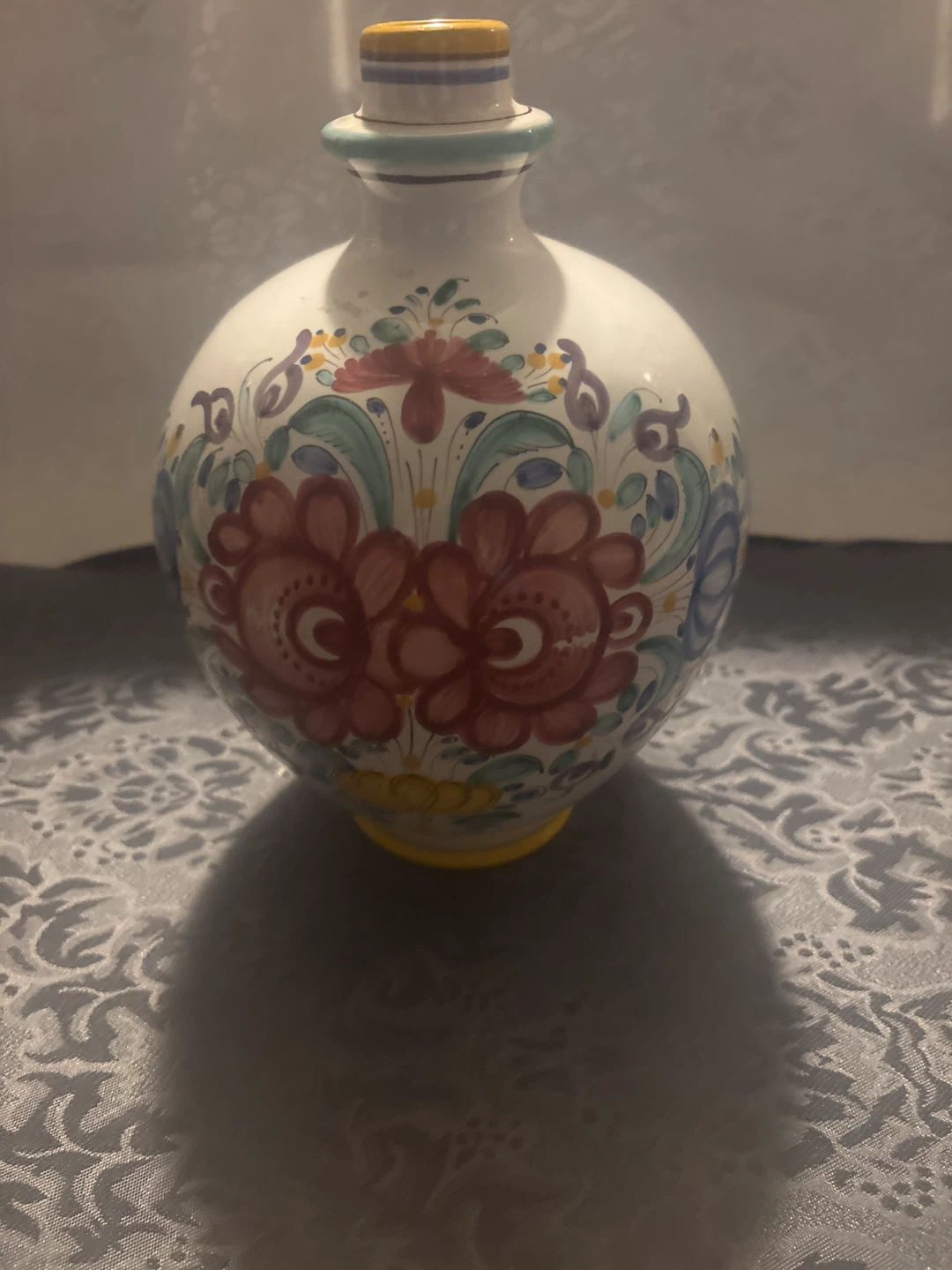 Decorative Ceramic Jug with Floral Design - photo 2