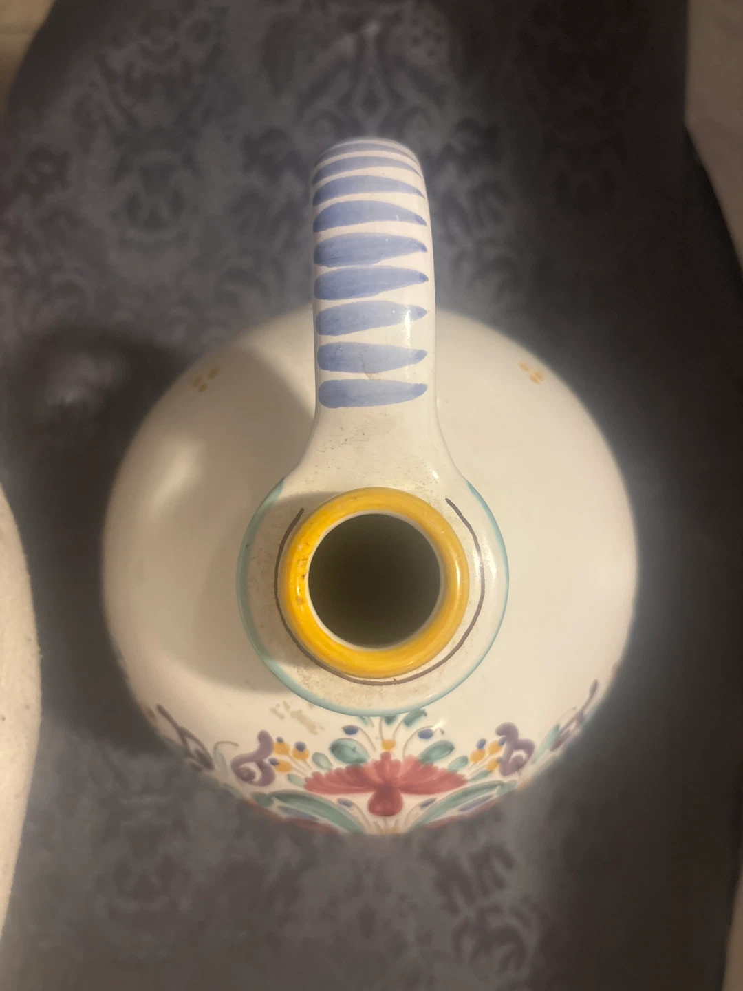 Decorative Ceramic Jug with Floral Design - photo 4