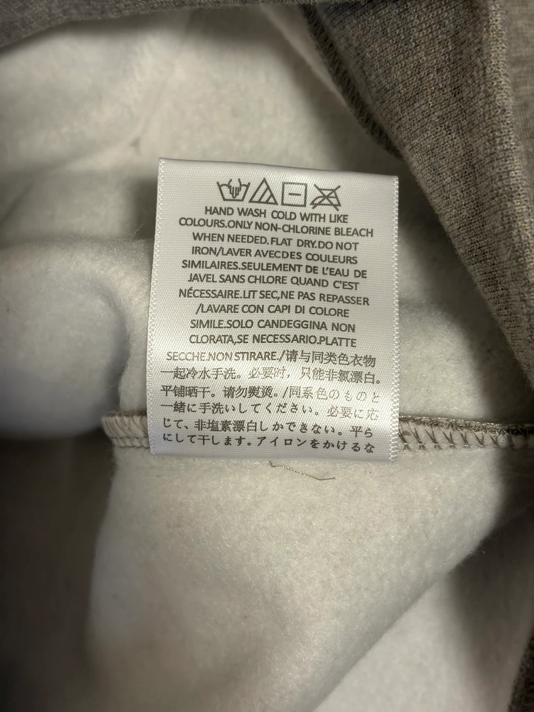 NEW WITH TAGS Fear of God Hoodie SS22 Dark Oatmeal Size S - photo 5