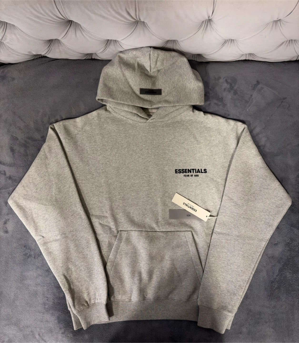 NEW WITH TAGS Fear of God Hoodie SS22 Dark Oatmeal Size S
